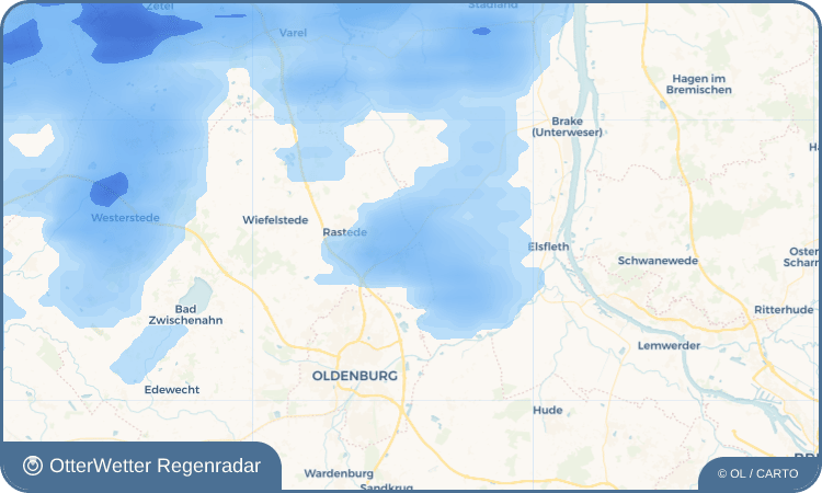 OtterWetter Regenradar-Widget Loyermoor