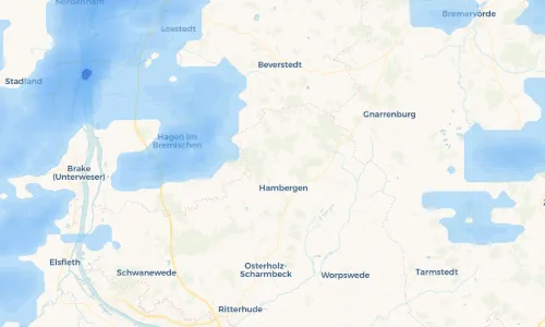 Regenradar Vorschaubild - Aktuelle Niederschläge in Lübberstedt und Umgebung