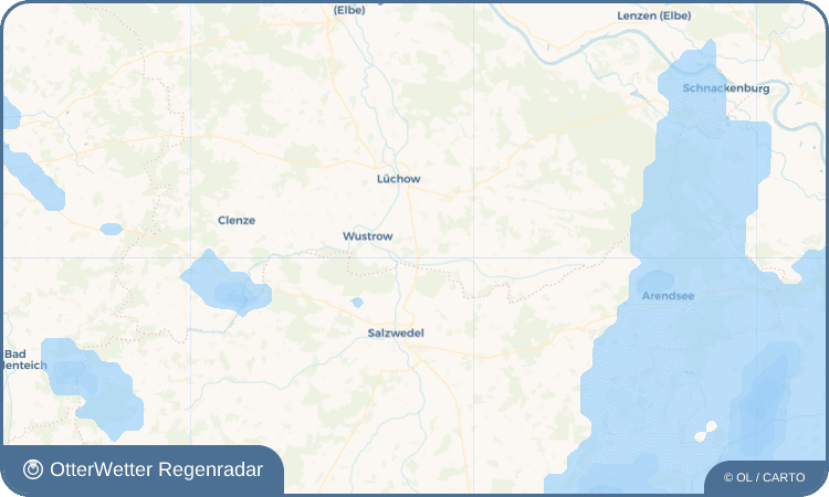 OtterWetter Regenradar-Widget Lübbow