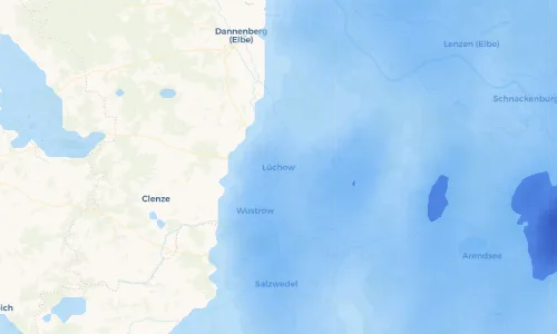 Regenradar Vorschaubild - Aktuelle Niederschläge in Lüchow und Umgebung