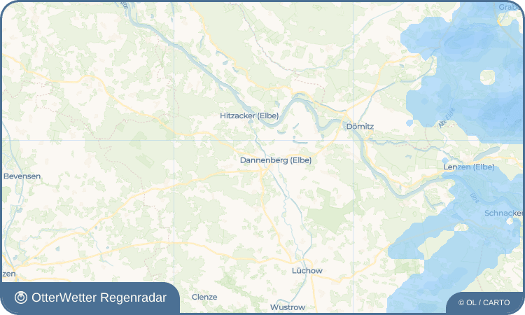 OtterWetter Regenradar-Widget Lüggau