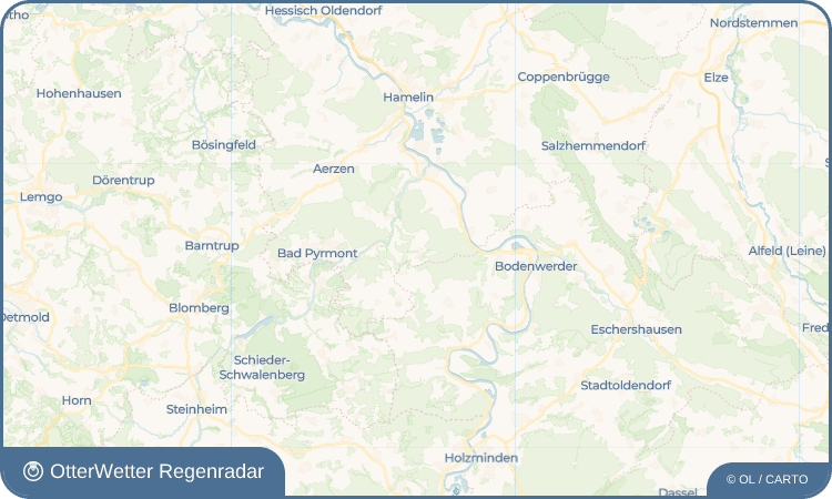 OtterWetter Regenradar-Widget Lüntorf