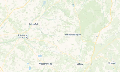 Regenradar Vorschaubild - Aktuelle Niederschläge in Lünzen und Umgebung