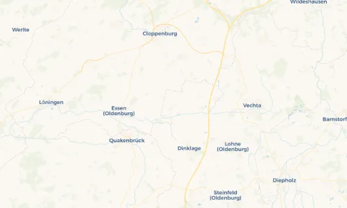 Regenradar Vorschaubild - Aktuelle Niederschläge in Lüsche und Umgebung