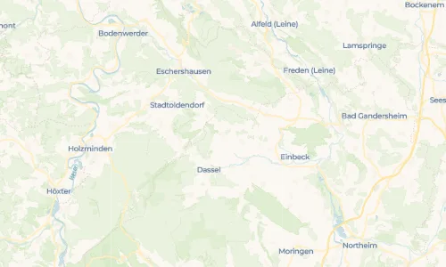 Regenradar Lüthorst: aktuelle Niederschläge in Lüthorst und Umgebung, Stand 29. Oktober 2026 um 17:55 Uhr