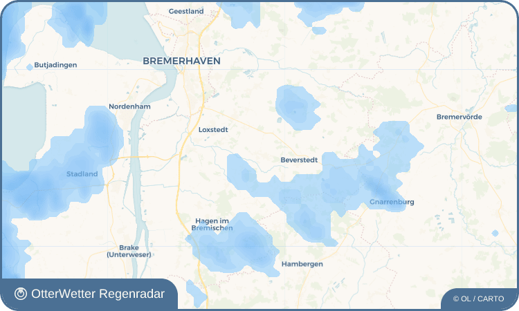 Wetter-Widget-Vorschau mit Vorhersagedaten für Lunestedt