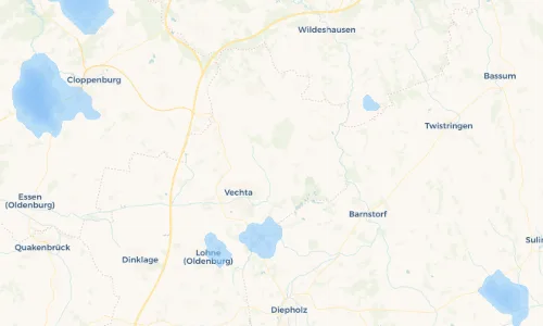 Regenradar Vorschaubild - Aktuelle Niederschläge in Lutten und Umgebung