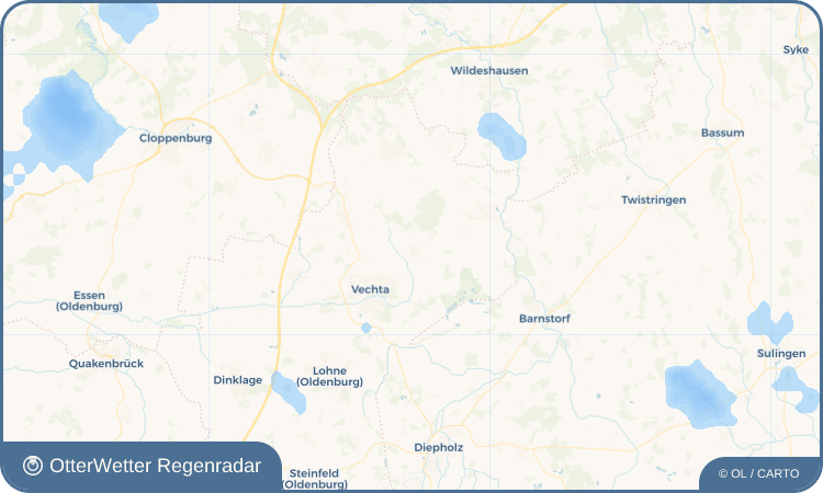 Widget-Vorschau für Lutten Wetter-Widget-Vorschau mit Vorhersagedaten für Lutten