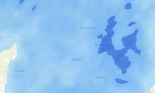 Regenradar Vorschaubild - Aktuelle Niederschläge in Luttmissen und Umgebung