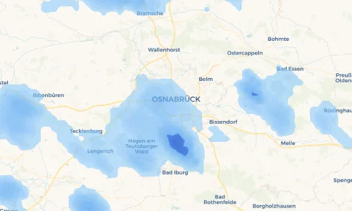 Regenradar Vorschaubild - Aktuelle Niederschläge in Mädchenviertel und Umgebung
