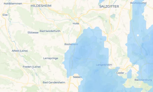 Regenradar Vorschaubild - Aktuelle Niederschläge in Mahlum und Umgebung