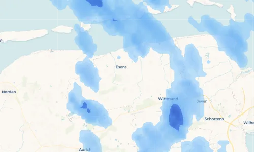 Regenradar Vorschaubild - Aktuelle Niederschläge in Mamburg und Umgebung