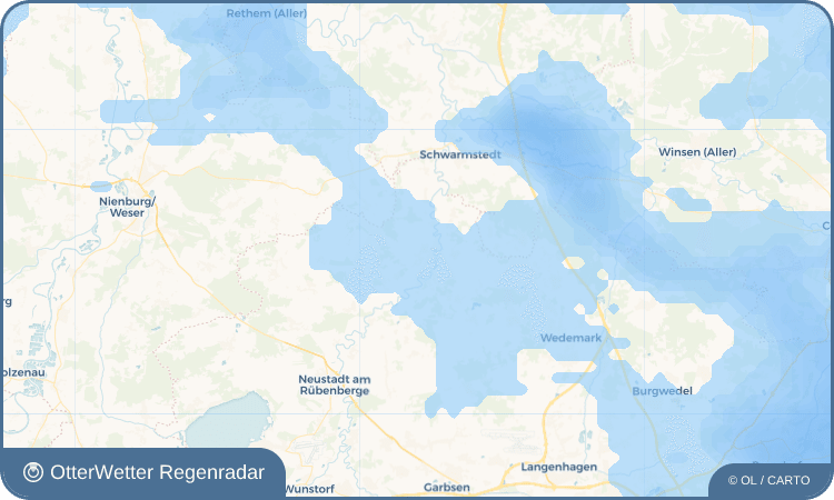 OtterWetter Regenradar-Widget Mandelsloh