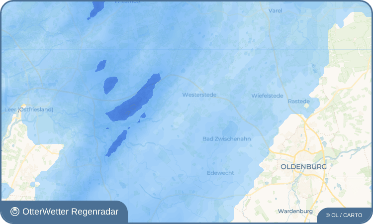 OtterWetter Regenradar-Widget Mansie