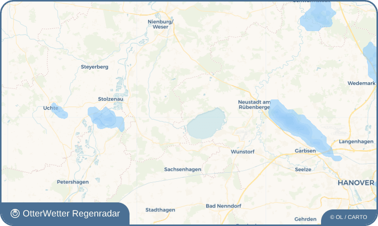 OtterWetter Regenradar-Widget Mardorf