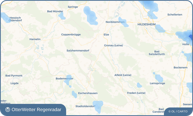 OtterWetter Regenradar-Widget Marienhagen