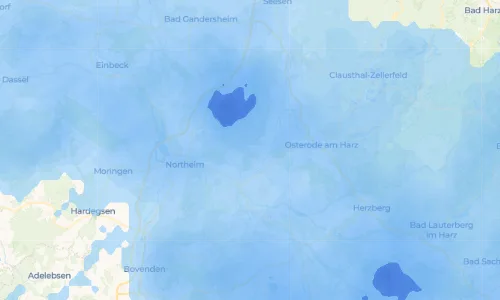 Regenradar-Vorschau: aktuelle Niederschläge in Marke und Umgebung