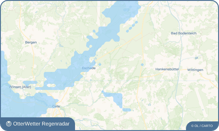 OtterWetter Regenradar-Widget Marwede