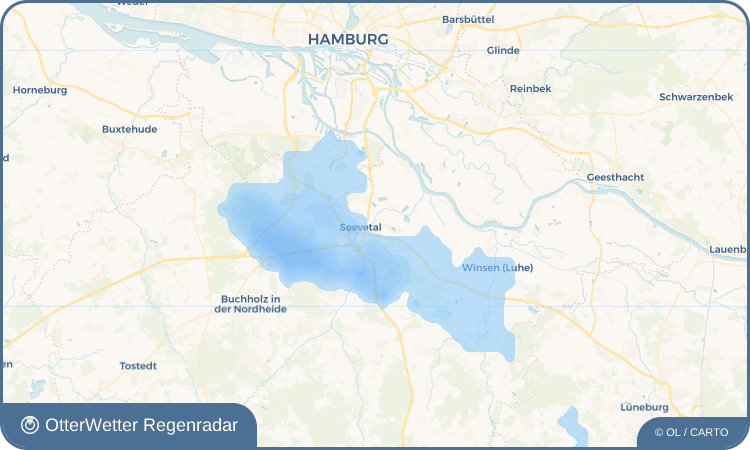 OtterWetter Regenradar-Widget Maschen