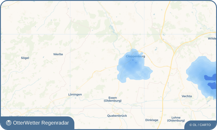 OtterWetter Regenradar-Widget Matrum