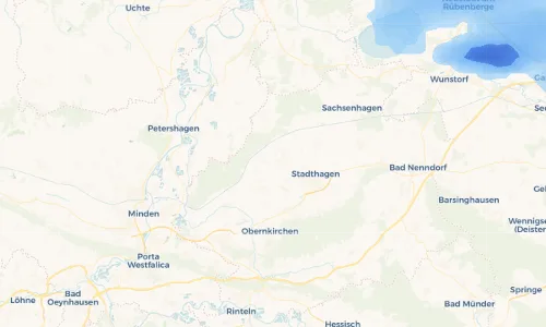 Regenradar Vorschaubild - Aktuelle Niederschläge in Meerbeck bei Stadthagen und Umgebung