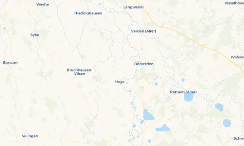 Regenradar Vorschaubild - Aktuelle Niederschläge in Mehringen und Umgebung