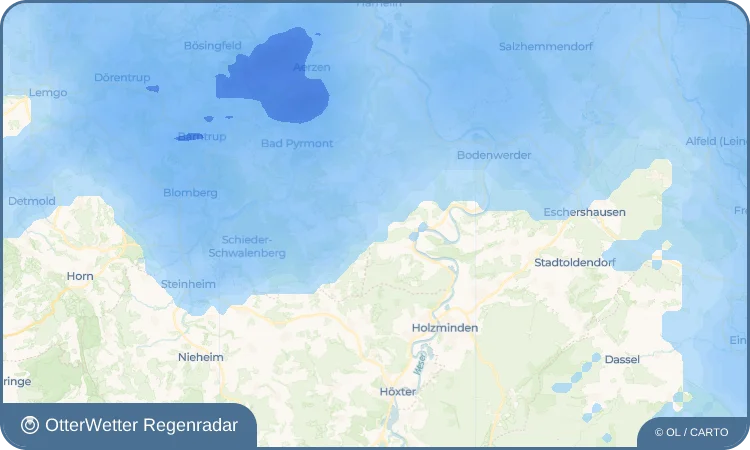 Wetter-Widget-Vorschau mit Vorhersagedaten für Meiborssen