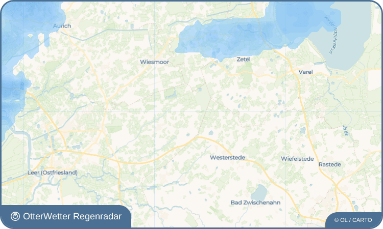 OtterWetter Regenradar-Widget Meinersfehn