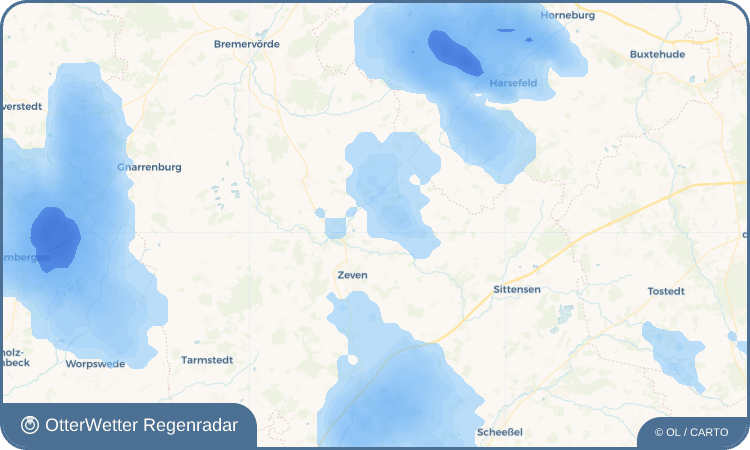 OtterWetter Regenradar-Widget Meinstedt