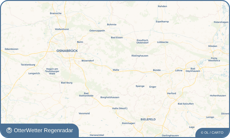 OtterWetter Regenradar-Widget Melle