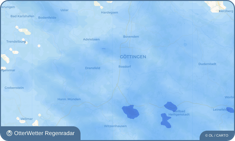 OtterWetter Regenradar-Widget Mengershausen