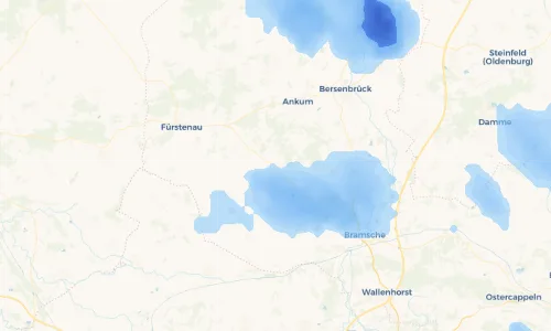 Regenradar Vorschaubild - Aktuelle Niederschläge in Merzen und Umgebung