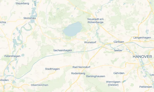 Regenradar Vorschaubild - Aktuelle Niederschläge in Mesmerode und Umgebung