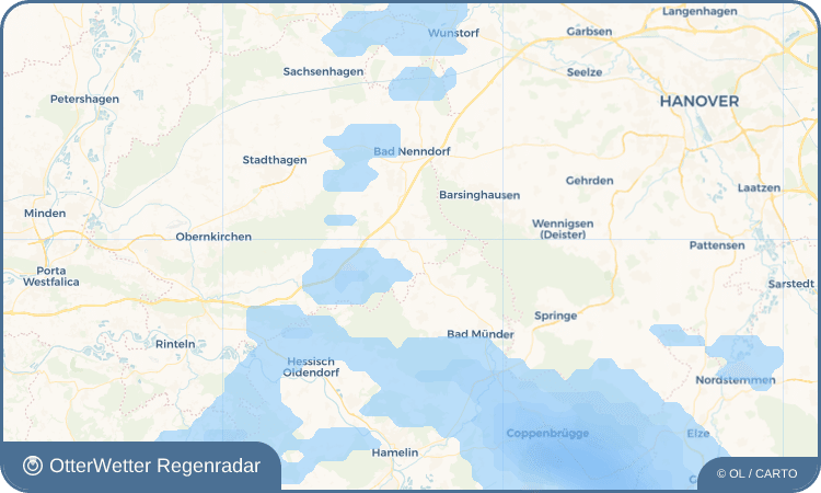 Wetter-Widget-Vorschau mit Vorhersagedaten für Messenkamp