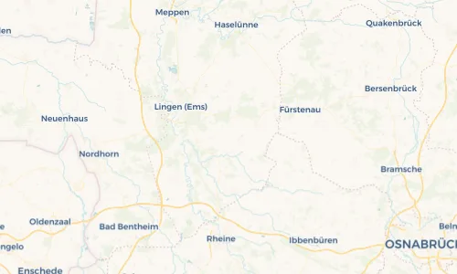Regenradar Vorschaubild - Aktuelle Niederschläge in Messingen und Umgebung