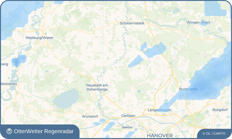 OtterWetter Regenradar-Widget Metel