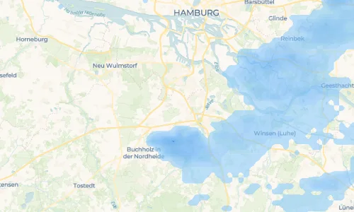 Regenradar Vorschaubild - Aktuelle Niederschläge in Metzendorf und Umgebung