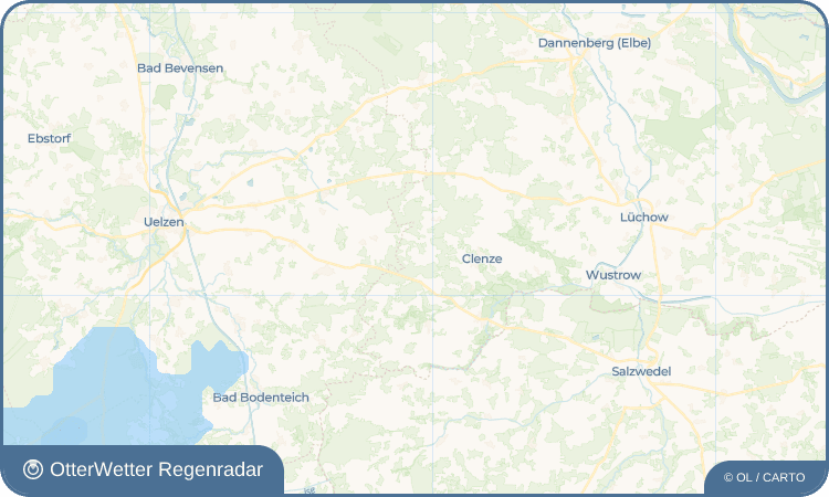 OtterWetter Regenradar-Widget Meußließen