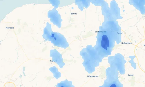 Regenradar Vorschaubild - Aktuelle Niederschläge in Middels-Westerloog und Umgebung