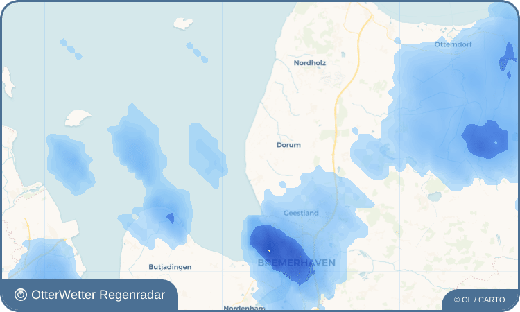 OtterWetter Regenradar-Widget Misselwarden
