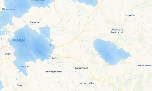 Regenradar Vorschaubild - Aktuelle Niederschläge in Mitteldorf und Umgebung