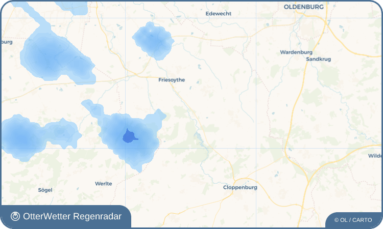 OtterWetter Regenradar-Widget Mittelsten Thüle