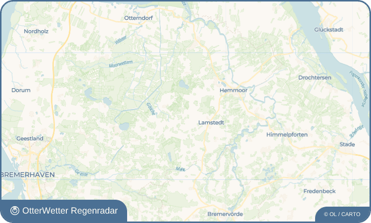 Widget-Vorschau für Mittelstenahe Wetter-Widget-Vorschau mit Vorhersagedaten für Mittelstenahe