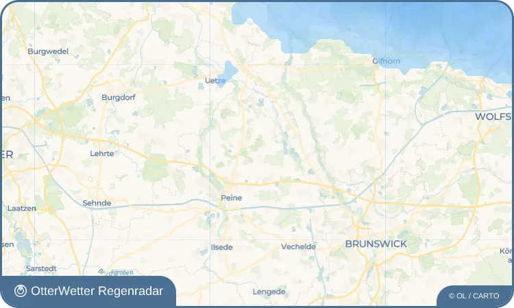 Wetter-Widget-Vorschau mit Vorhersagedaten für Mödesse