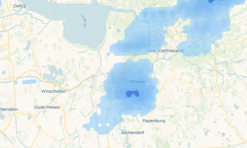 Regenradar Vorschaubild - Aktuelle Niederschläge in Möhlenwarf und Umgebung