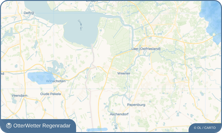OtterWetter Regenradar-Widget Möhlenwarf