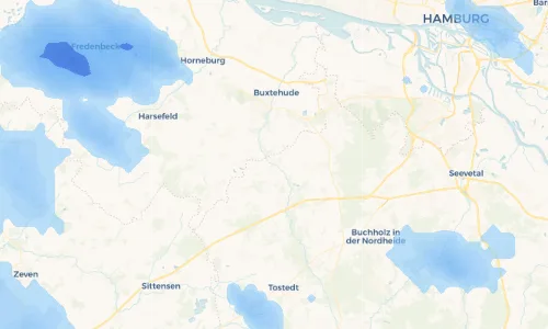 Regenradar Vorschaubild - Aktuelle Niederschläge in Moisburg und Umgebung