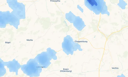 Regenradar Vorschaubild - Aktuelle Niederschläge in Molbergen und Umgebung