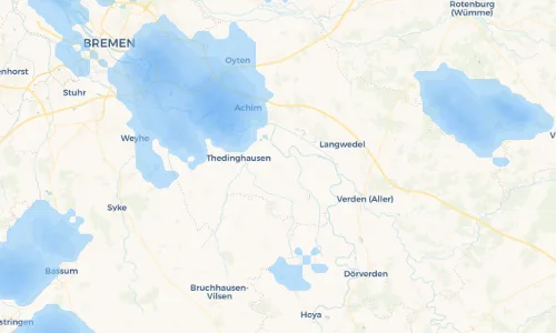 Regenradar Vorschaubild - Aktuelle Niederschläge in Morsum und Umgebung