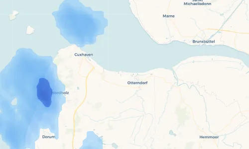 Regenradar Vorschaubild - Aktuelle Niederschläge in Müggendorf und Umgebung